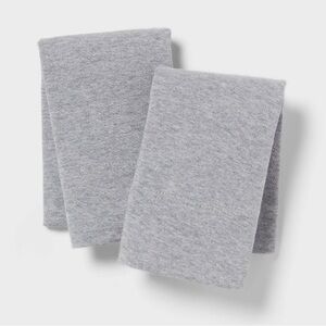 NEW Threshold Standard/Queen Jersey Pillowcase Set in Heathered Gray